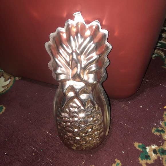 Shiny Copper Pineapple jello mold- wall hanging, collectors item vintage 1960s - Picture 5 of 10